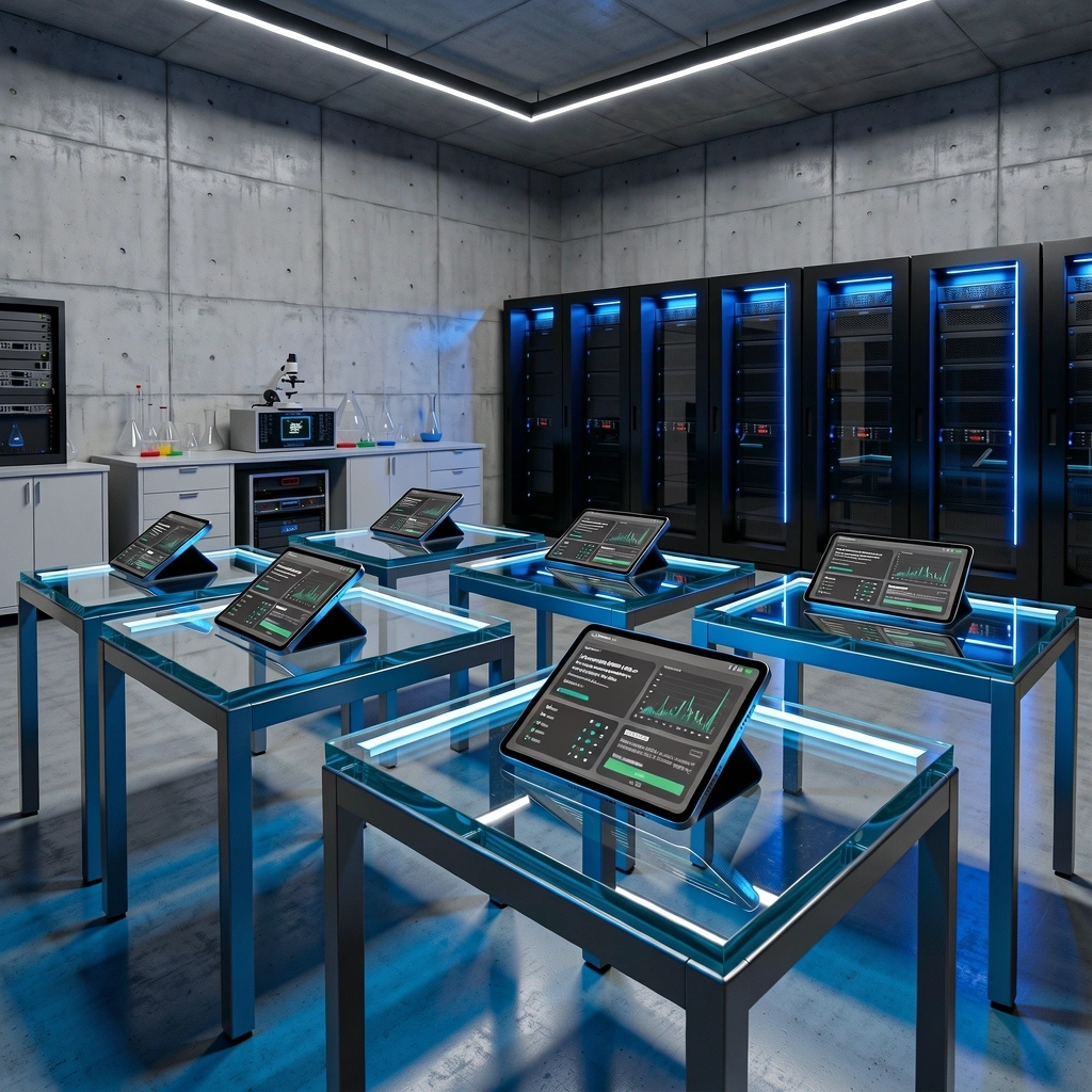 Technical precision workspace